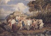 Joshua Cristall Nymphs and shepherds dancing (mk47) oil painting reproduction